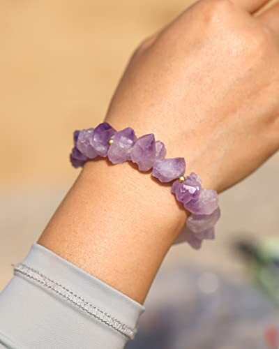 Wizock Ametistarmband