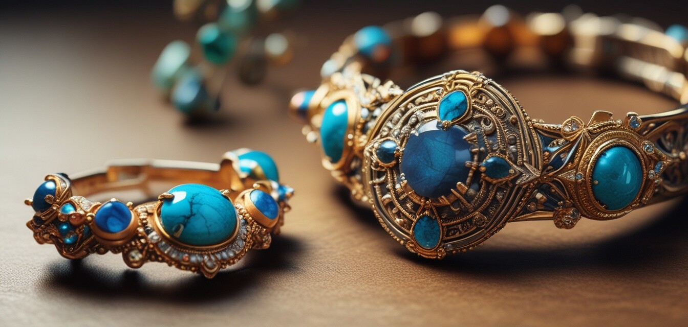 Beautiful jewelry made from natural stones