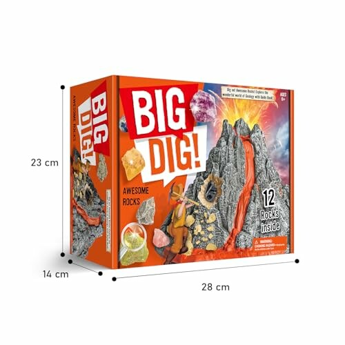 Geologiskt leksaksset med 12 stenar