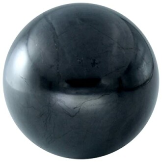Heka Naturals Shungite Black Crystal Sphere