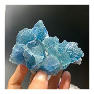 TCYNNQVD Naturlig Blå Fluorit