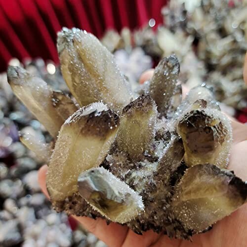 RVBLRDSE Naturlig Kristallkluster