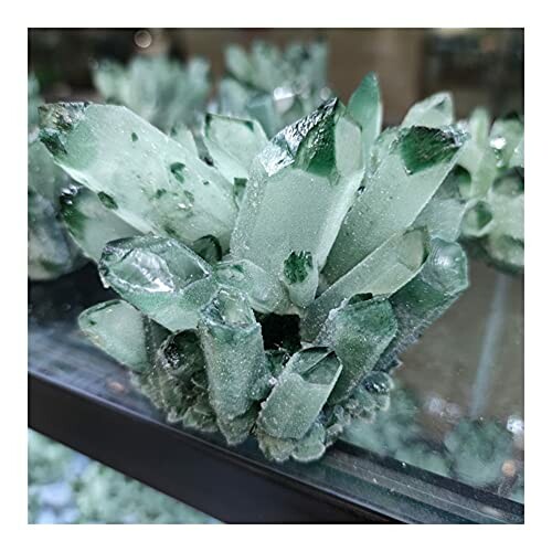 RVBLRDSE Gröna Spöke Kvarts Kristallkluster