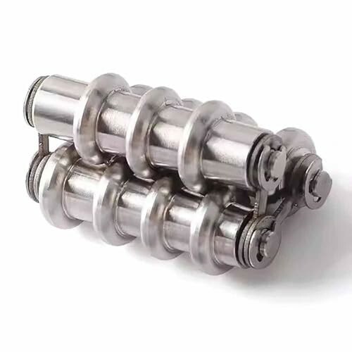 Metallfjäder med rullar