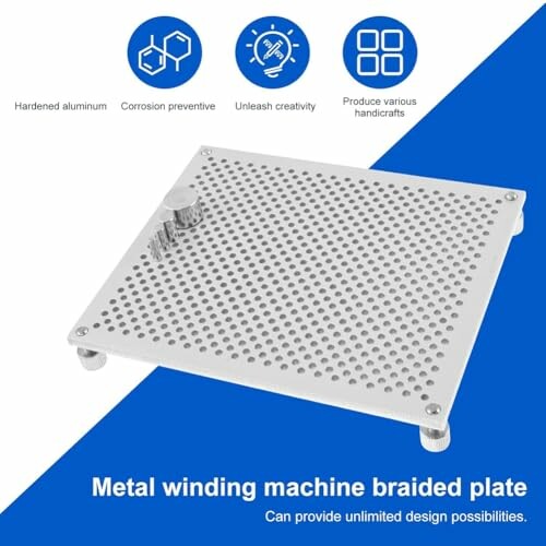 Metallplatta för trådvindningsmaskin