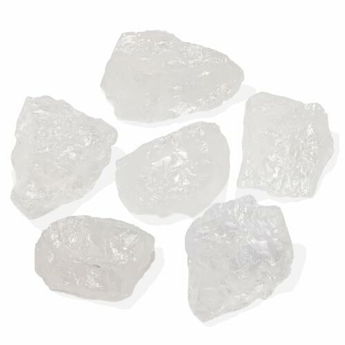 Nvzi Rå klara kvartskristaller