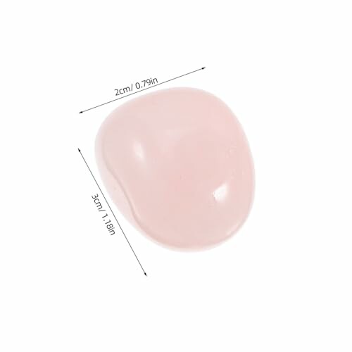 EXHUMKY Stora Rosa Kvartskristaller