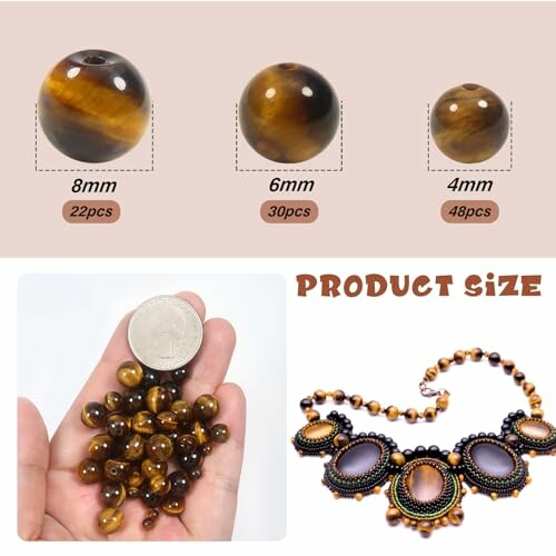 Tigermusselpärlor och halsband