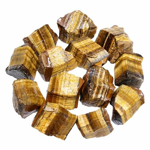 Rå Tigeröga Kristaller